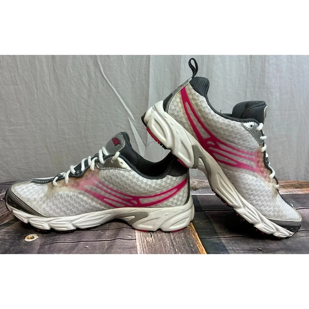 Avia SGR II Womens Size 6 Running‎ Shoes White Silver Pink Softgel RYD Sneakers